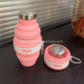 Silicone 475ml Camping Foldable Water Bottle